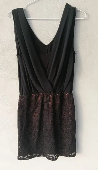 Abito, donna, Intimissimi, tg M, nero con pizzo