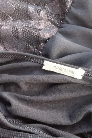 Abito, donna, Intimissimi, tg M, nero con pizzo