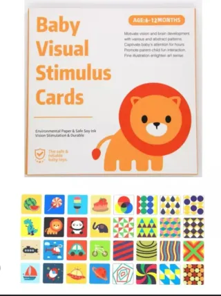 Tarjetas Estimulación Visual Bebés 6-12 Meses