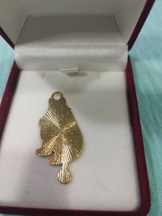 Colgante Moomin Blanco y Dorado