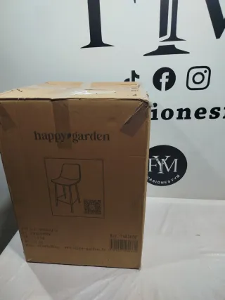 2 Sgabelli da Bar Vintage Grigio Scuro