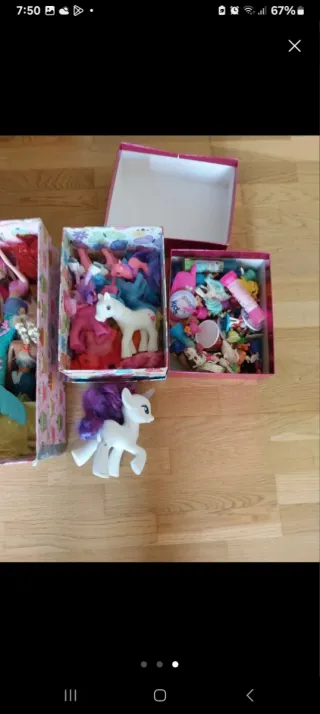 Lote de Juguetes Muñecas y Pony