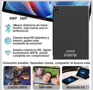 Tablet JUEDUR 10 Android 15 22GB RAM 128GB