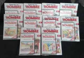 Érase una vez..el hombre. Libros+Dvds. Nuevos.