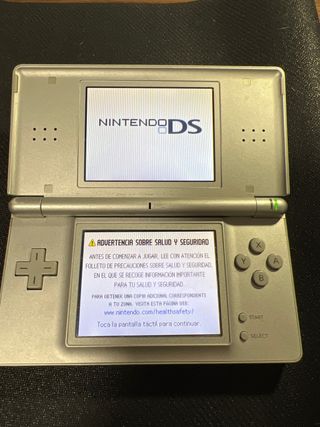 Nintendo DS Lite Plata