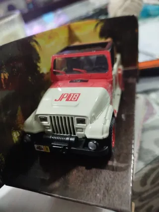 Coche Metal Jeep Wrangler Jurassic Park