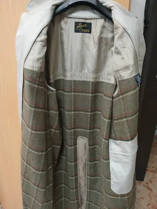 Cappotto uomo lungo impermeabile nero taglia 50/52
