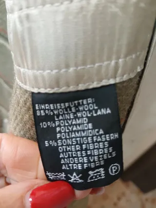 Cappotto uomo lungo impermeabile nero taglia 50/52