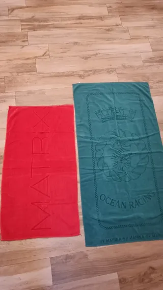 Lotto 2 Teli Mare 100% Cotone