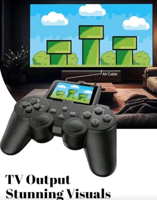 S10 Gamepad Digital Game Player Negro 500 juegos