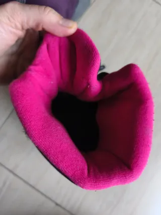 Botas de agua y nieve moradas y rosas número 32