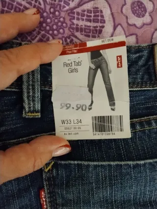 Levi's Red Tab Girls Jeans Azules