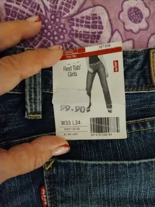 Levi's Red Tab Girls Jeans Azules