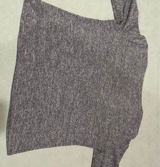 Jersey punto y falda tejana negra