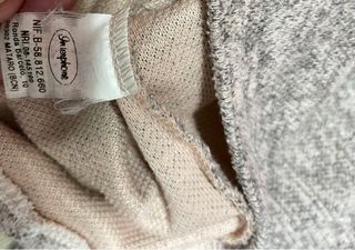 Jersey punto y falda tejana negra