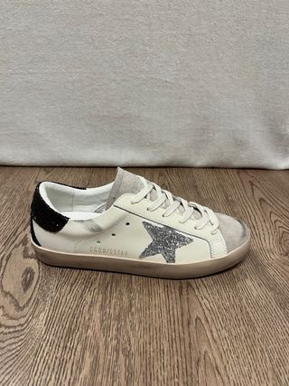 Golden Goose Sneakers Beige/Plata