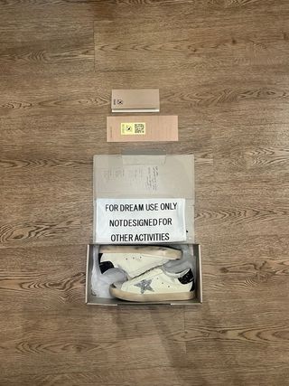 Golden Goose Sneakers Beige/Plata