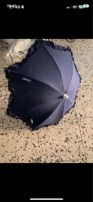 Carro de bebé azul marca Arrue