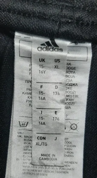 Pantalón chándal Adidas Negro Talla M