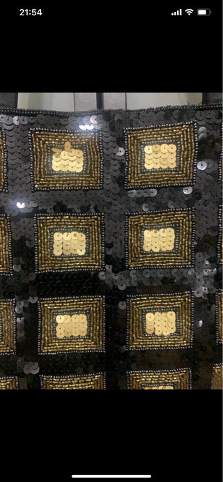 Bolso de fiesta negro y dorado