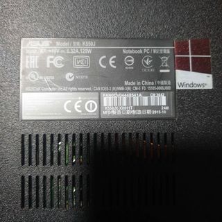 Portátil ASUS K550J Intel Core i7 8GB RAM