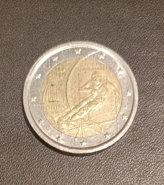Moneda 2 Euros Italia 2006 Torino