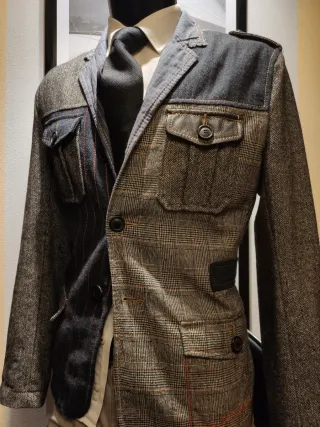 Blazer Desigual Detalles Piel