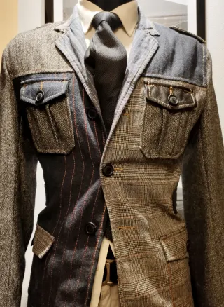 Blazer Desigual Detalles Piel