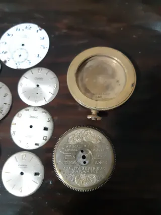 Lote 13 esferas de relojes