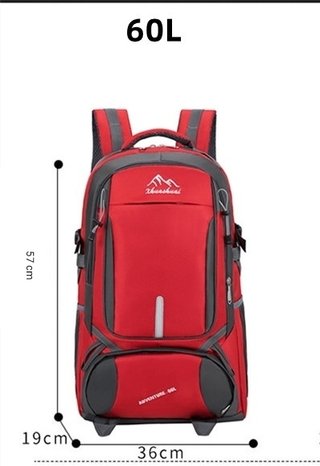 Mochila 60L Huwai Senderismo Camping Viaje