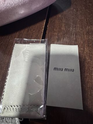 Gafas Miu Miu Plata Nuevas a estrenar
