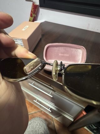 Gafas Miu Miu Plata Nuevas a estrenar