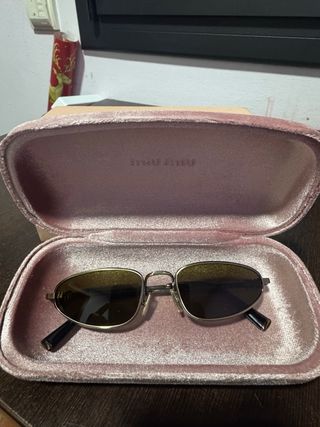 Gafas Miu Miu Plata Nuevas a estrenar