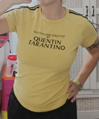 Camiseta Tarantino Amarilla