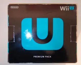 Nintendo Wii U Premium 32GB Negra en su caja
