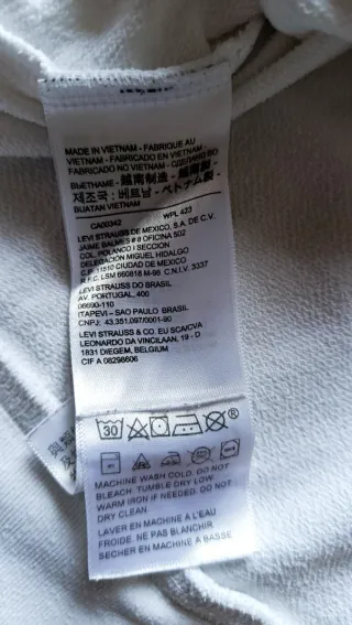 Felpa Levi's Con cappuccio, Unisex, Taglia L