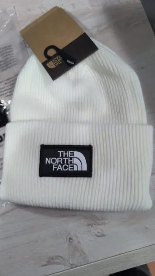 Berretto The North Face color panna taglia unica