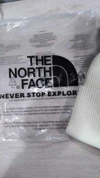 Berretto The North Face color panna taglia unica