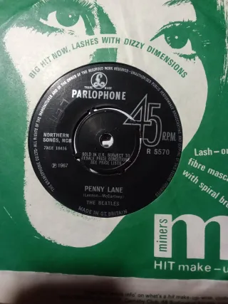 The Beatles Stra Fields Forever original UK 1967