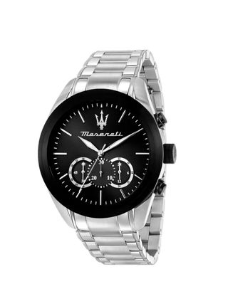 Reloj Maserati Negro y Plateado