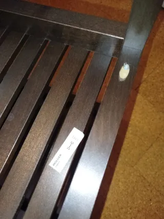 2 Bancos IKEA Molger Madera Marrón