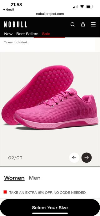 Zapatillas NOBULL Fuchsia Mujer Talla  7 americano