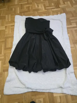 Vestido Beige y Dorado Talla S/m y negro talla s