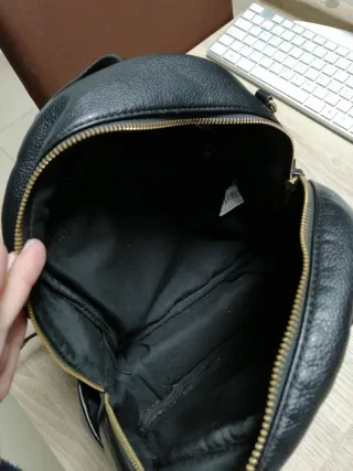 Mochila Parfois Negra Piel Sintética