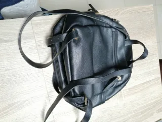 Mochila Parfois Negra Piel Sintética