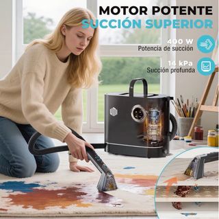 UMI Limpiador Vapor Tapicerías + Accesorios