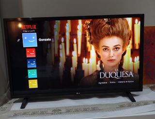 Televisión LG Negra