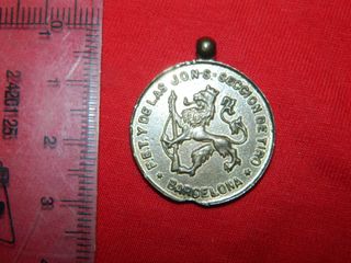Medalla latón Secc. Tiro Barcelona