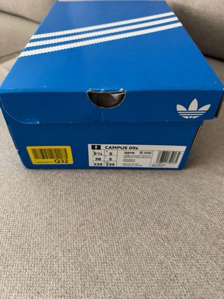 Adidas Campus Mujer Azul y Blanco