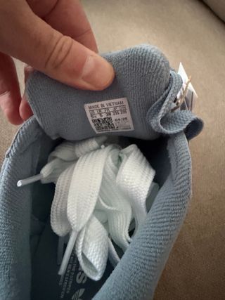 Adidas Campus Mujer Azul y Blanco